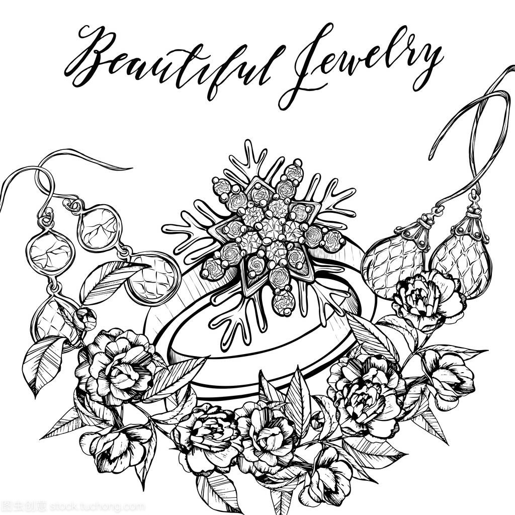 時尚插畫中的珠寶首飾 藝術的交匯與靈感的碰撞